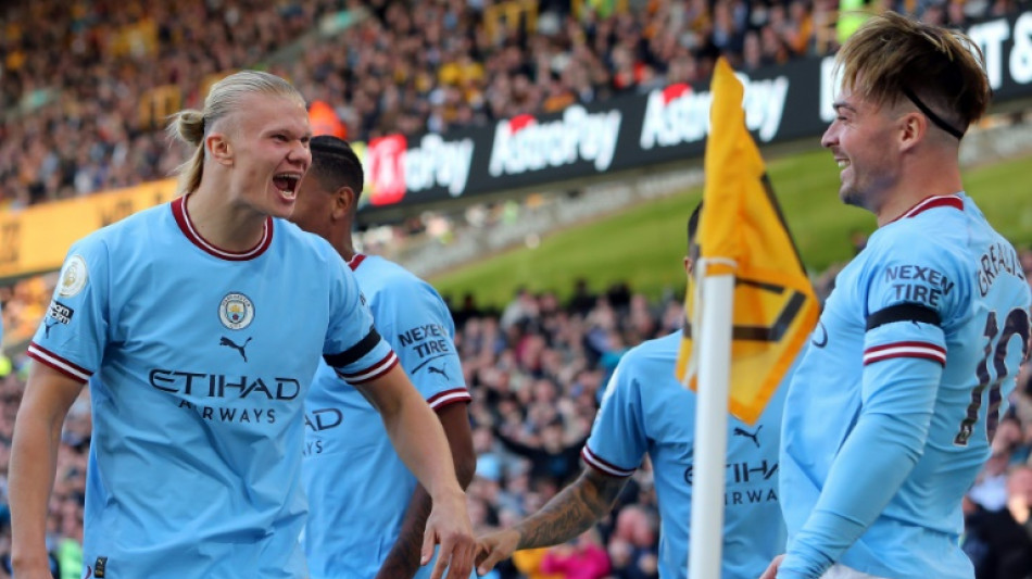 Grealish and Haaland destroy Wolves as Man City go top