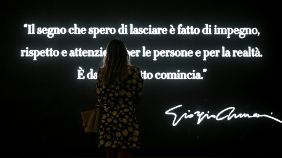 Mil&aacute;n rinde un homenaje para despedir al "rey" de la moda Giorgio Armani