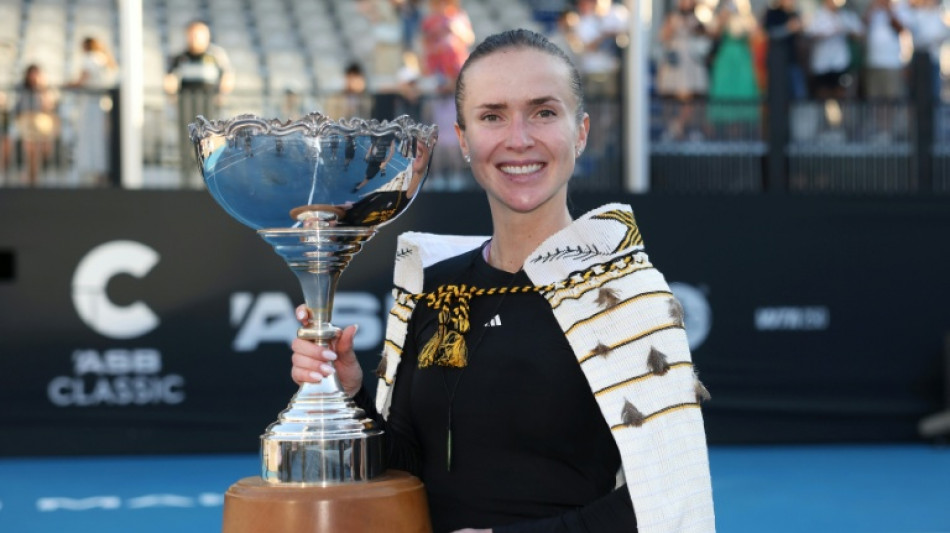 Svitolina powers to Auckland title in Australian Open warm-up