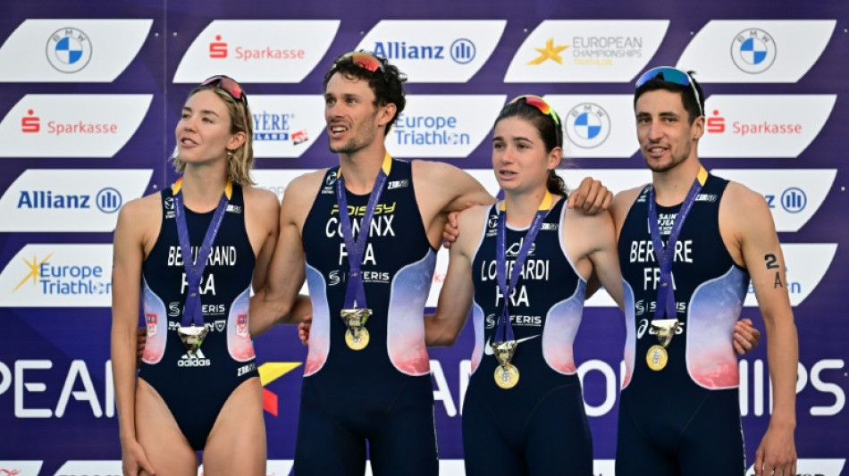 Euro de triathlon: la France &eacute;crase le relais mixte