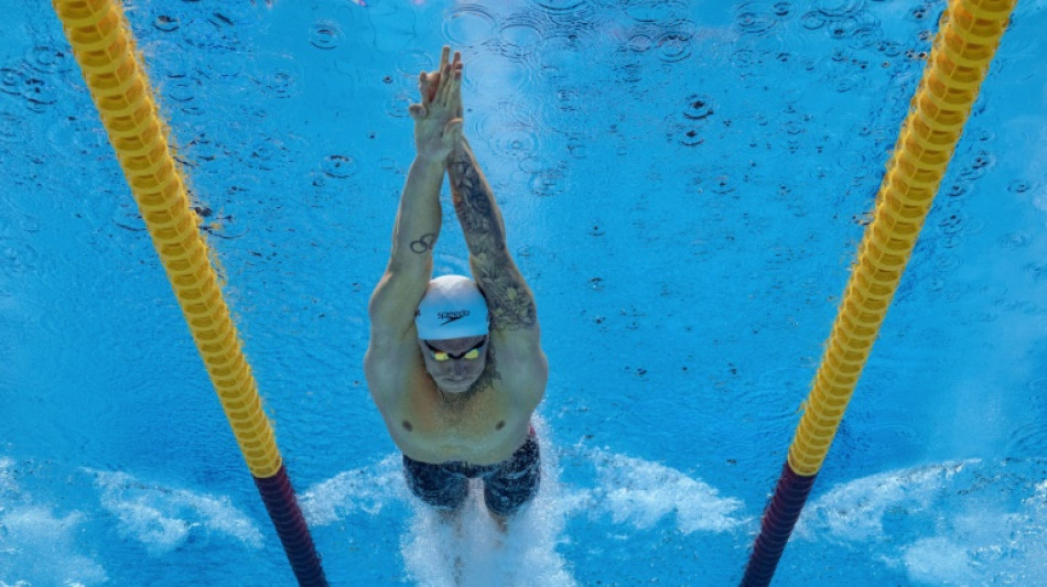 Mondiaux de natation: Caeleb Dressel forfait pour le reste de la comp&eacute;tition