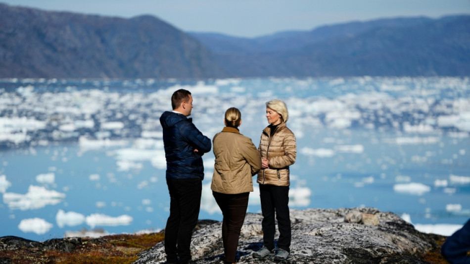 Au milieu des icebergs, trois dirigeants unis pour le Groenland