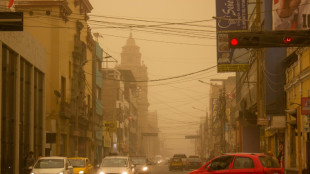 Sand and dust storm sweeps across southern Peru