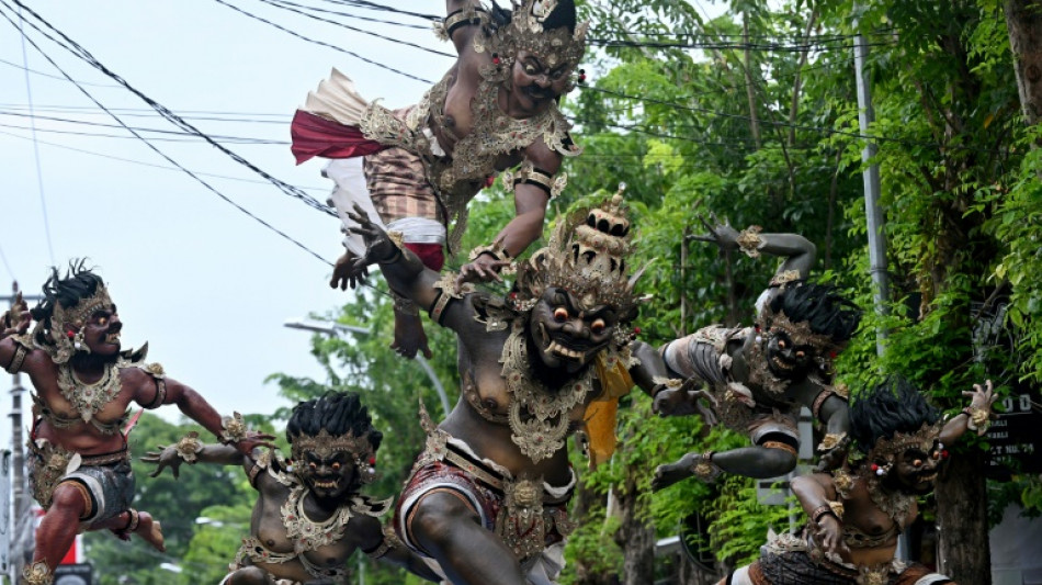Lights out: Bali guards protect island's day of silence