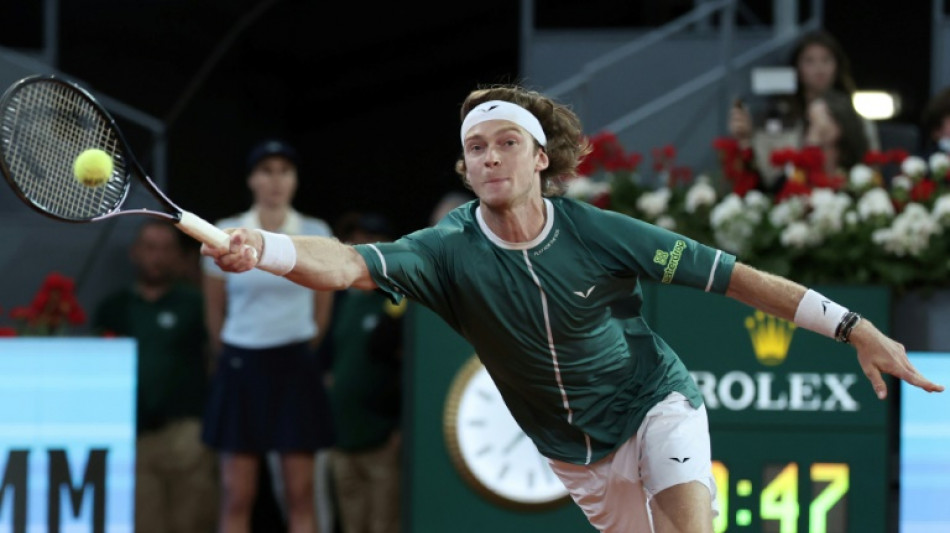 Tennis: le Russe Andrey Rublev remporte &agrave; Madrid son deuxi&egrave;me titre en Masters 1000