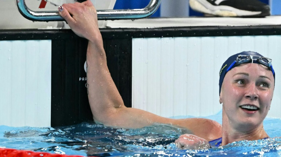 Sueca Sj&ouml;str&ouml;m conquista ouro nos 50m livre de Paris-2024