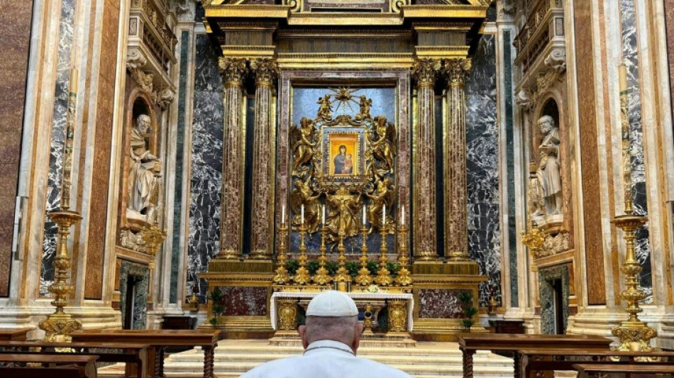 El papa Francisco visita la Bas&iacute;lica de Santa Mar&iacute;a la Mayor