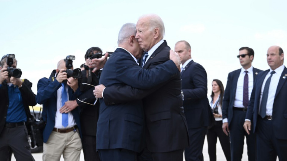 US-Pr&auml;sident Biden zu Solidarit&auml;tsbesuch in Israel eingetroffen