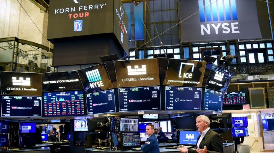 Wall Street, en hausse, c&eacute;l&egrave;bre une inflation plus faible aux Etats-Unis