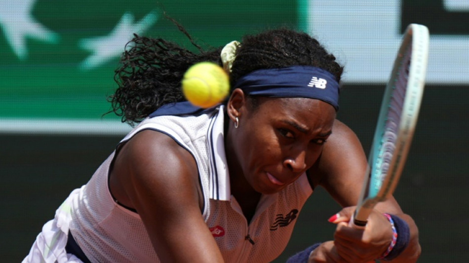 Roland-Garros: l'Am&eacute;ricaine Coco Gauff premi&egrave;re qualifi&eacute;e pour les demi-finales
