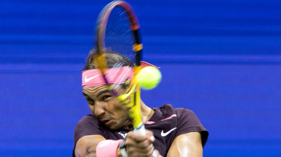 Nadal overcomes freak racquet injury and Fognini at US Open