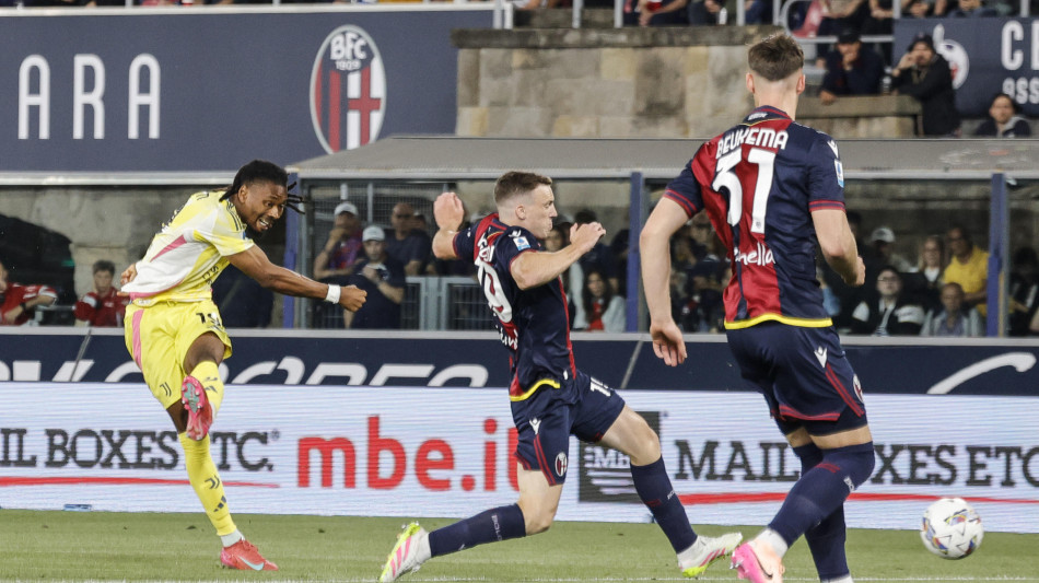 Thuram e Freuler,1-1 lo scontro Champions tra Bologna e Juventus