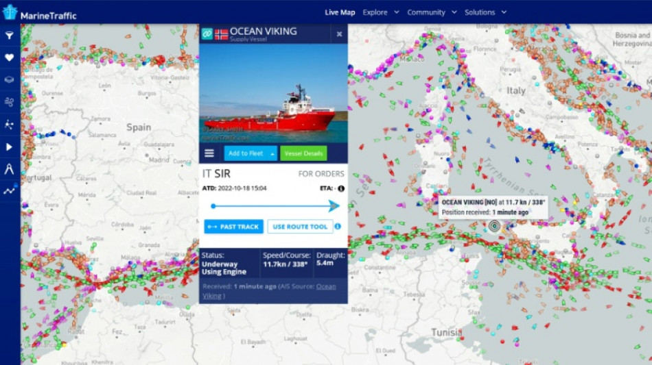 Bras de fer entre Paris et Rome sur l'Ocean Viking, navire humanitaire bloqu&eacute; en mer