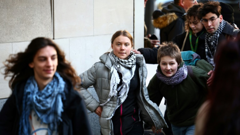 La militante ecologista Greta Thunberg, acusada de desobedecer a la polic&iacute;a en juicio en Londres