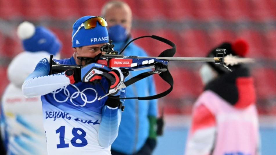 JO-2022/Biathlon: Quentin Fillon Maillet en argent sur le sprint derri&egrave;re Johannes Boe