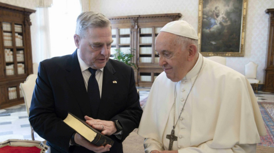 El papa se re&uacute;ne con el jefe del Estado Mayor de EEUU para hablar de Ucrania