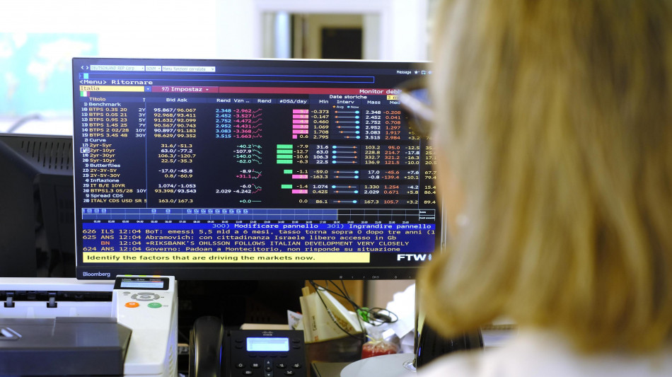 Lo spread tra Btp e Bund chiude stabile a a 80 punti