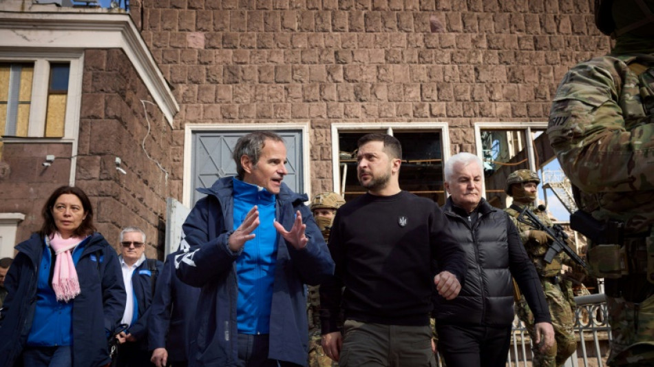 IAEA-Chef Grossi an ukrainischem Atomkraftwerk Saporischschja eingetroffen