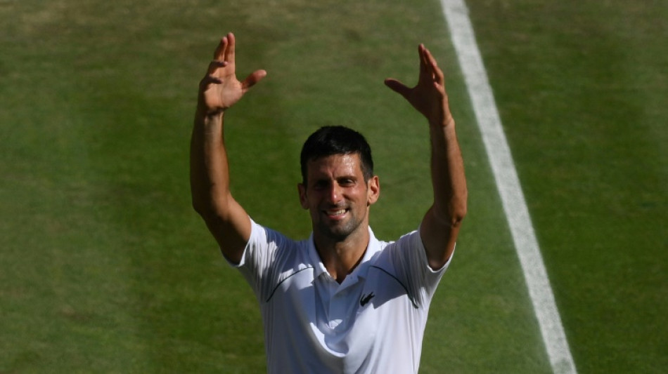 Tennis: Djokovic reverdit &agrave; Wimbledon apr&egrave;s un an de d&eacute;ceptions