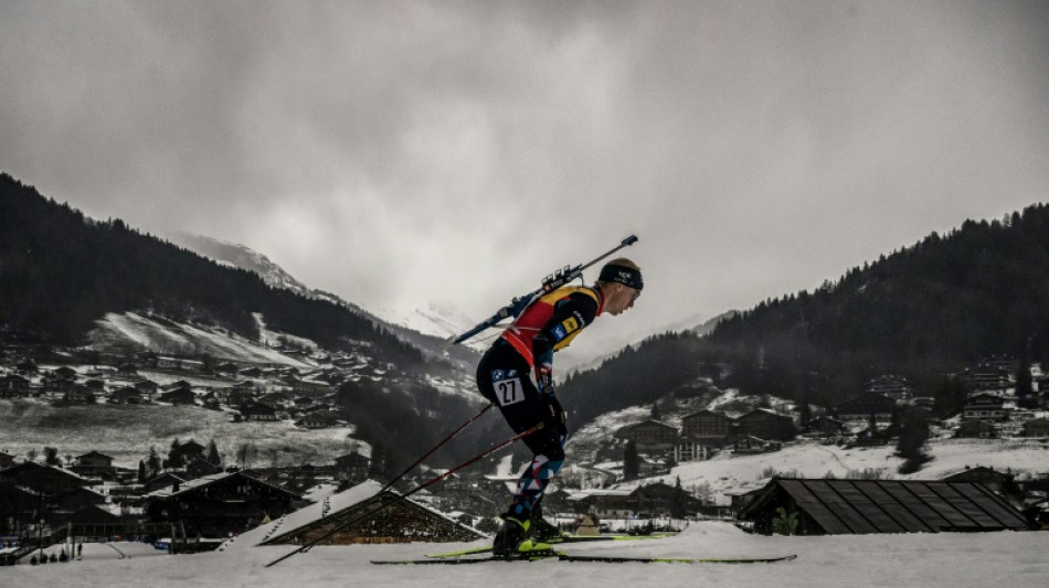 Biathlon: la neige stock&eacute;e devenue la "norme" des sports d'hiver
