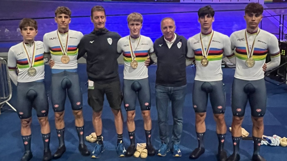 Ciclismo: Mondiali Juniores, Italia oro in inseguimento squadre