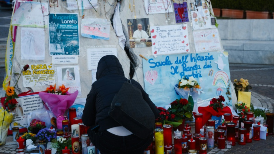 Pope marks three weeks in hospital with breathless audio message