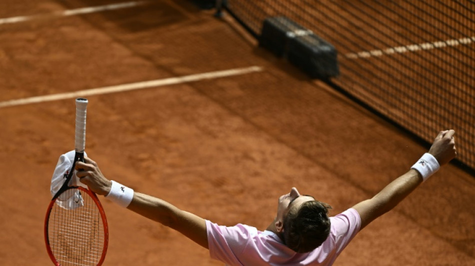 Arnaldi plays 'best match of my life' to upset Ruud