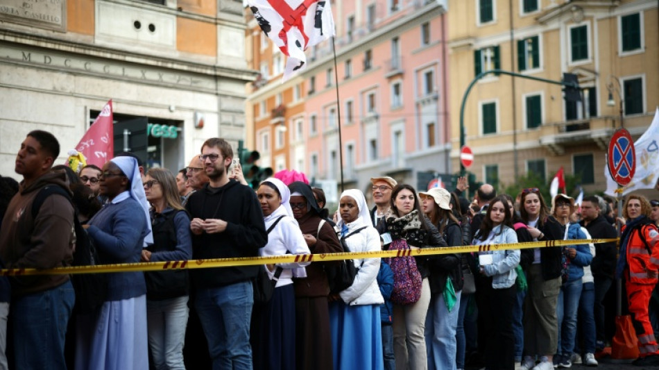 Up at dawn for front-row seat to history at Francis's funeral