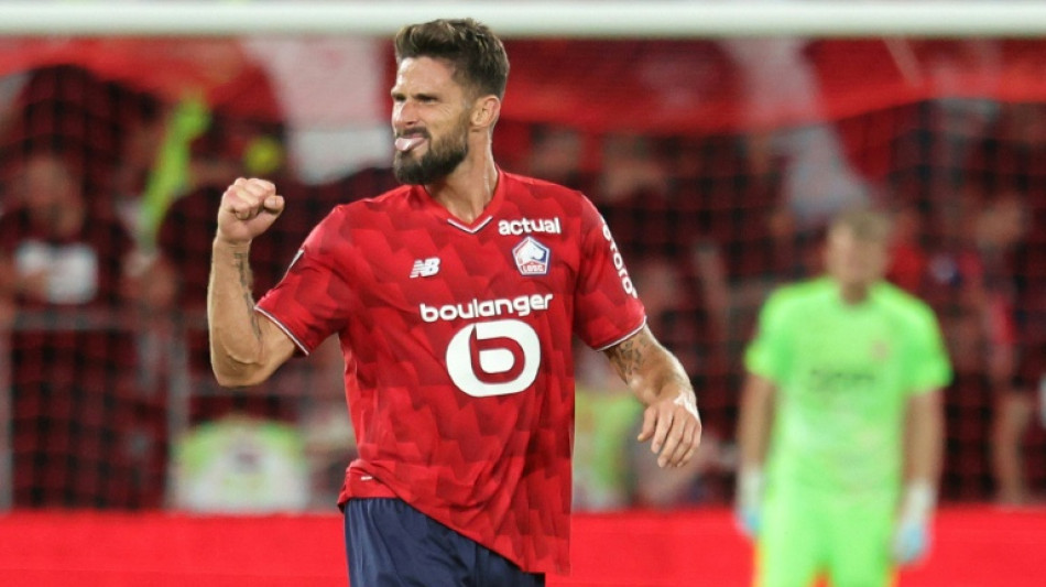 Giroud marca nos acréscimos e Lille vence Monaco na 2ª rodada da Ligue 1