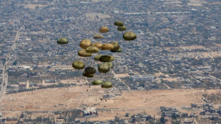 Espa&ntilde;a lanza 12 toneladas de alimentos sobre la Franja de Gaza