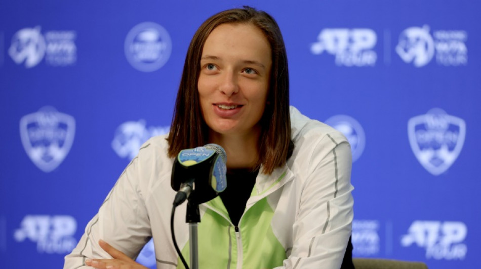 Tennis: "Quand je croise Serena, j'ai l'impression d'&ecirc;tre &agrave; la maternelle" (Swiatek)