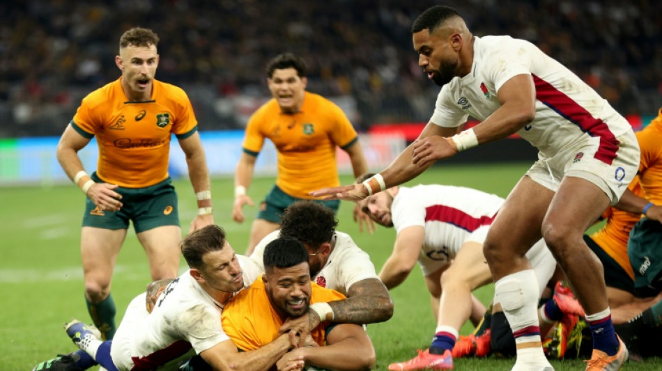 Rugby: avertissement pour l'Angleterre, battue par l'Australie &agrave; Perth