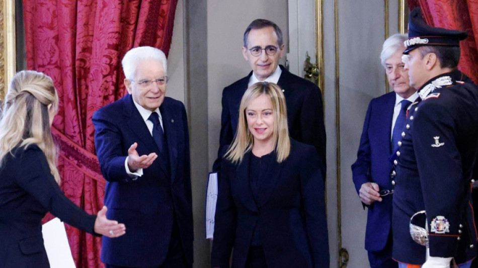 Ultrarechte Meloni als Ministerpr&auml;sidentin Italiens vereidigt