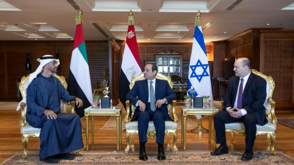 El presidente de Egipto se re&uacute;ne con l&iacute;deres de Israel y Emiratos