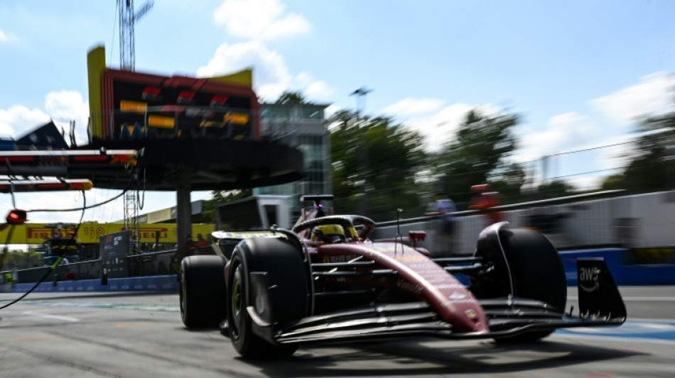 Leclerc fastest in Ferrari one-two at opening Monza practice