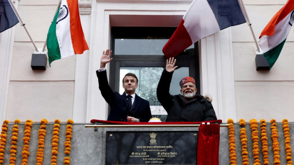 Macron wirbt f&uuml;r den Hafen von Marseille im Handel zwischen Indien und Europa 