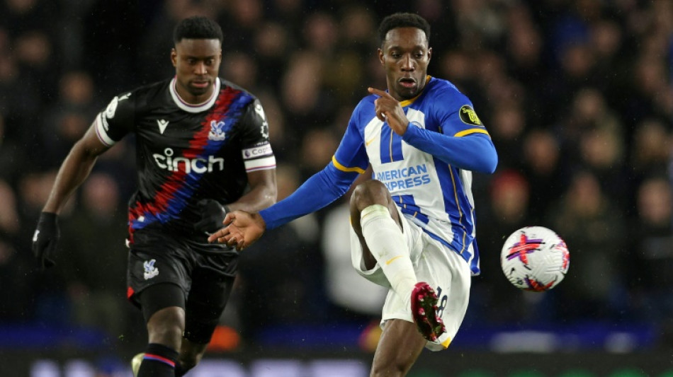 Brighton beat Palace to improve Euro hopes, Brentford sink Saints