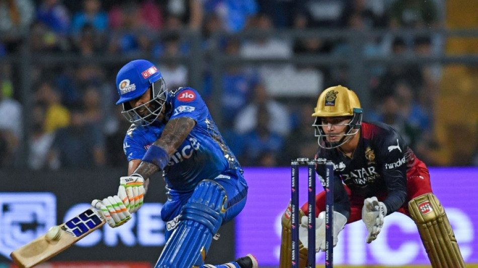 Suryakumar's explosive 83 lifts Mumbai to third in IPL