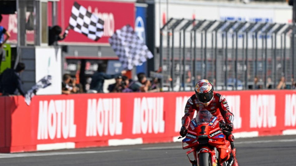 MotoGP: Bagnaia gagne au Japon et resserre l'&eacute;cart avec Martin au championnat