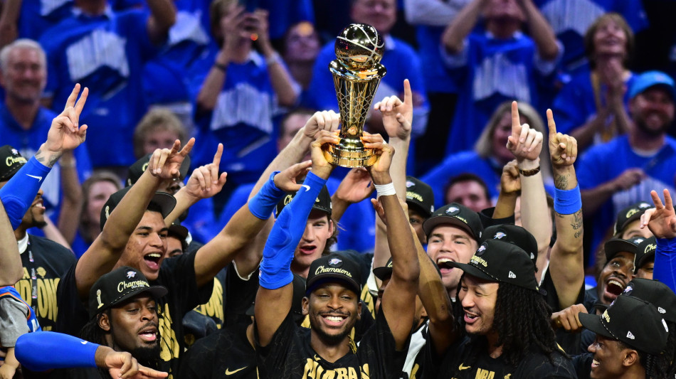 Nba: titolo a Oklahoma, battuta Indiana in gara 7