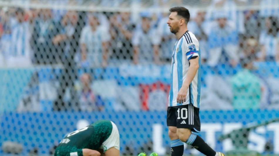 Mondial: l'Argentine de Messi terrass&eacute;e par d'h&eacute;ro&iuml;ques Saoudiens 