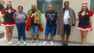 Naughty, not nice: 'Santa' bags Peru drug sellers