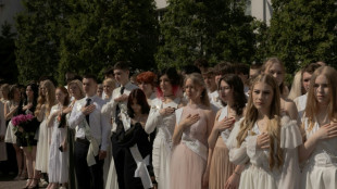 'Really worried': Ukrainian pupils mark end of school as war drags on