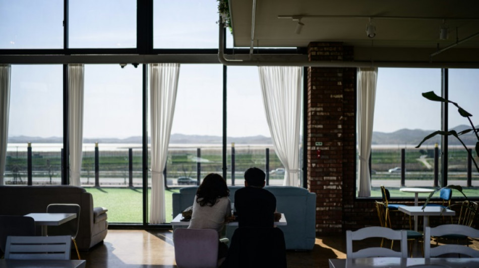 Bunker-cafe on Korean border paints image of peace