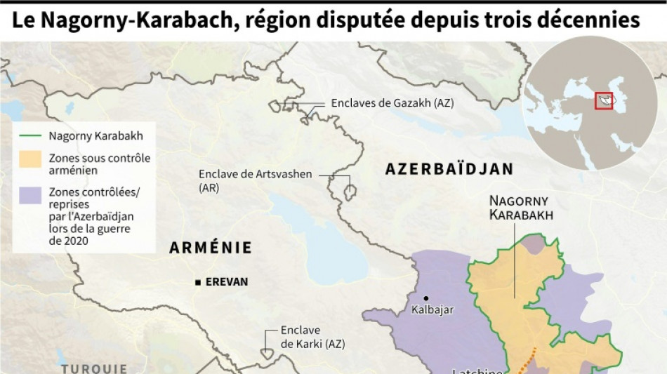 Nouvelle flamb&eacute;e de violence au Karabakh, Bakou prend plusieurs positions