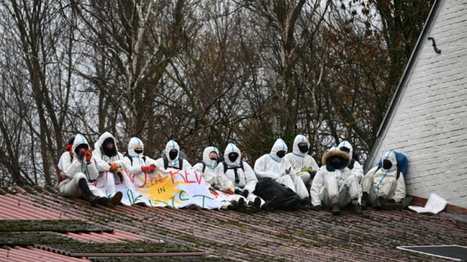 Apoyados por Greta Thunberg, ambientalistas protestan contra un proyecto minero alem&aacute;n