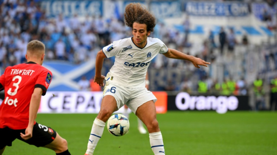 Guendouzi scores both goals in 1-1 draw as Marseille move top of Ligue 1