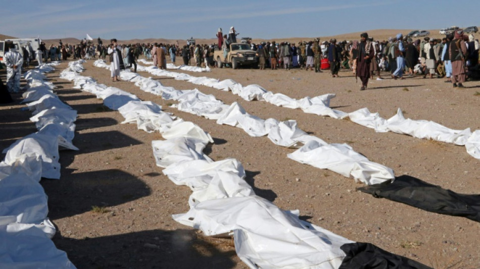 S&eacute;isme en Afghanistan: fun&eacute;railles collectives, les fouilles se poursuivent