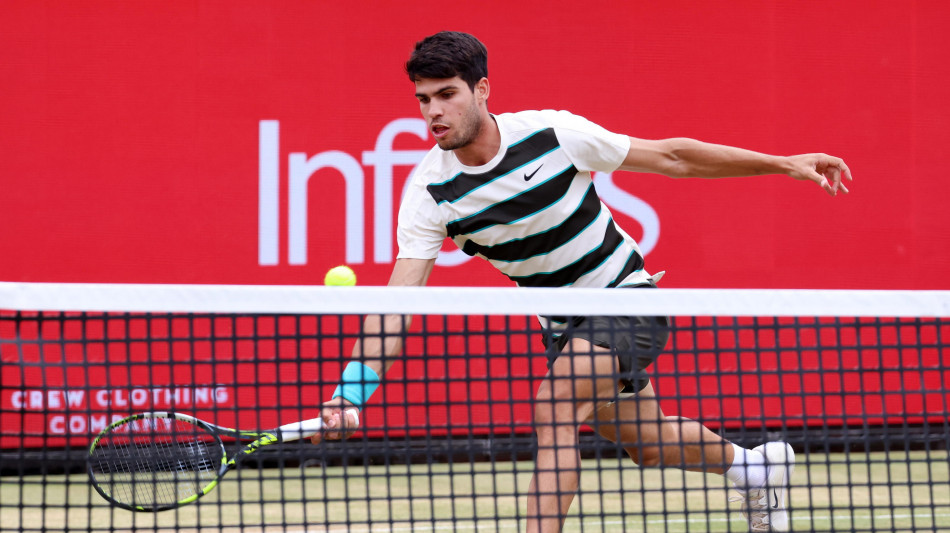 Tennis: battuto Lehecka, Alcaraz vince anche il Queen's