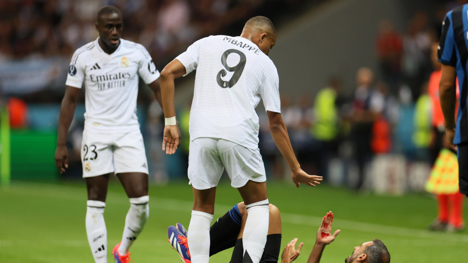 Supercoppa: Mbapp&eacute; e primo gol Real 'un sogno giocare qui'